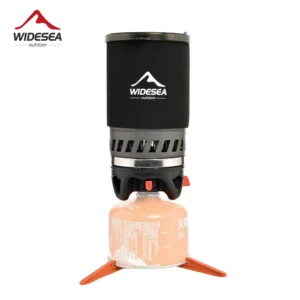 Camping Cooking System With Heat Exchanger