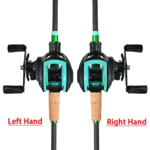 Short Fishing Rod Reel Combo Set